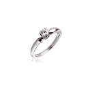 18ct White Gold 0.25ct Diamond Solitaire Engagement Ring