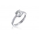 18ct White Gold 2.00ct Diamond Solitaire Engagement Ring