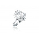 18ct White Gold ring with 2.80ct Diamonds.