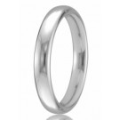 18ct White Gold 2mm Court Wedding Band 3gms