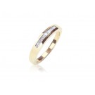 9ct Yellow Gold Eternity Ring with 0.25ct Diamonds. 